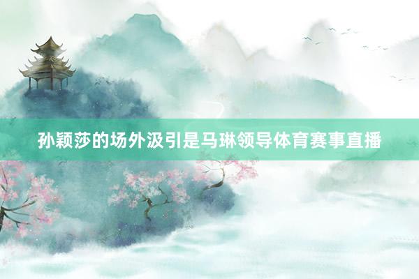 孙颖莎的场外汲引是马琳领导体育赛事直播