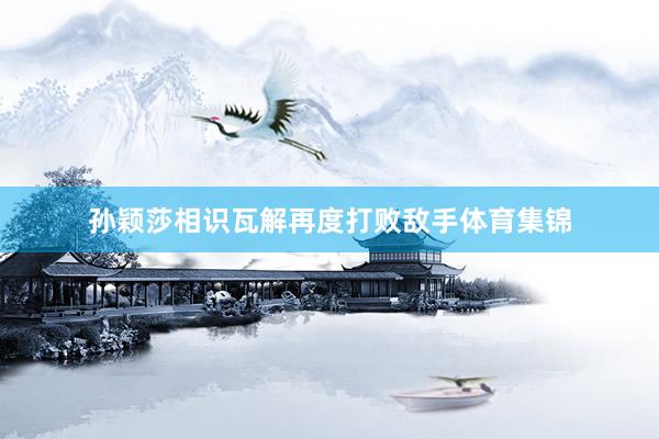 孙颖莎相识瓦解再度打败敌手体育集锦