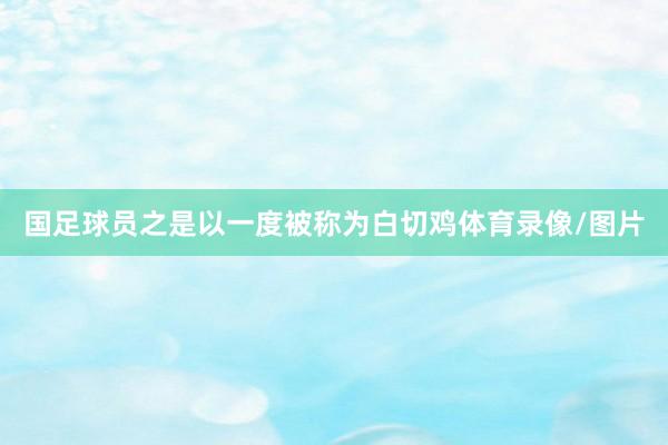 国足球员之是以一度被称为白切鸡体育录像/图片