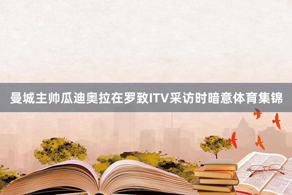 曼城主帅瓜迪奥拉在罗致ITV采访时暗意体育集锦
