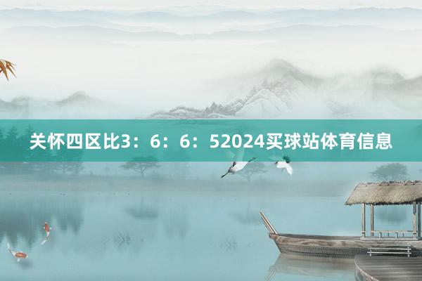 关怀四区比3：6：6：52024买球站体育信息