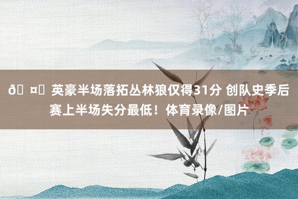 🤙英豪半场落拓丛林狼仅得31分 创队史季后赛上半场失分最低！体育录像/图片
