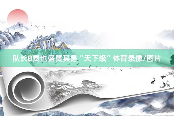 队长B费也盛赞其是“天下级”体育录像/图片