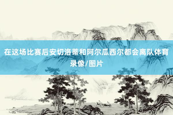 在这场比赛后安切洛蒂和阿尔瓜西尔都会离队体育录像/图片