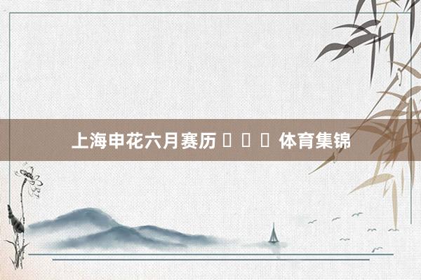 上海申花六月赛历 ​​​体育集锦