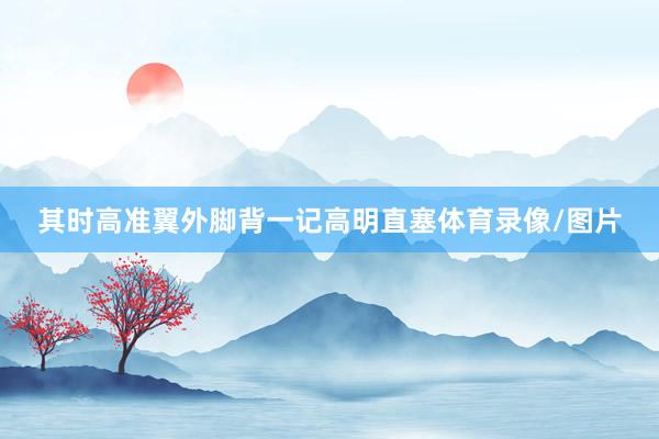 其时高准翼外脚背一记高明直塞体育录像/图片