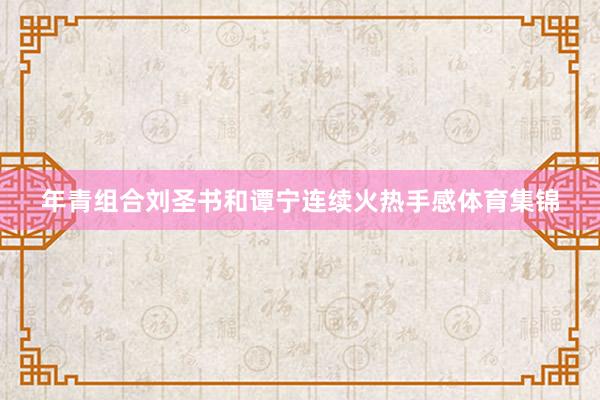 年青组合刘圣书和谭宁连续火热手感体育集锦