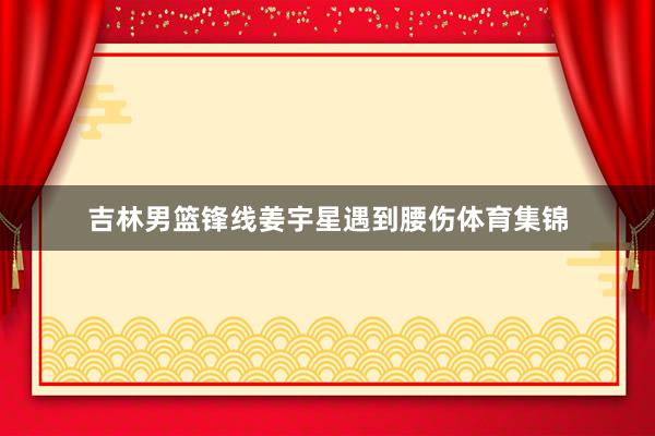 吉林男篮锋线姜宇星遇到腰伤体育集锦