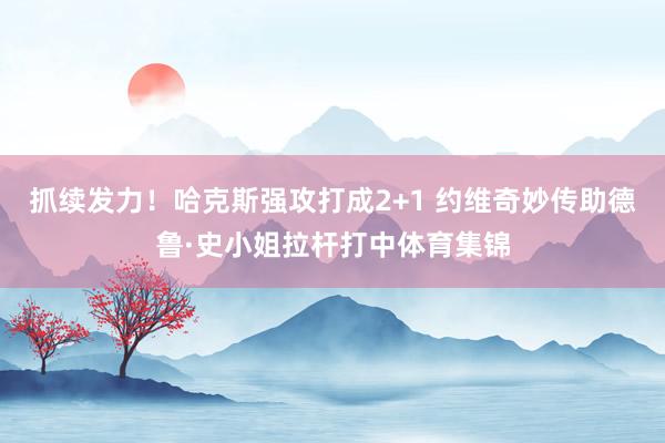 抓续发力！哈克斯强攻打成2+1 约维奇妙传助德鲁·史小姐拉杆打中体育集锦