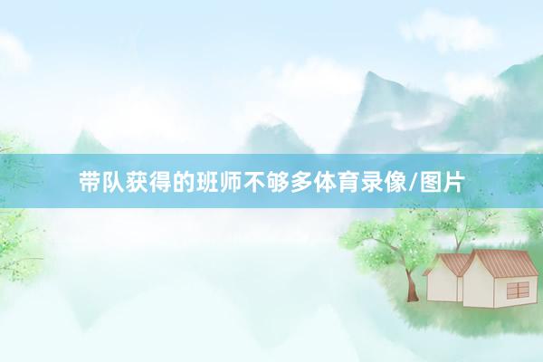 带队获得的班师不够多体育录像/图片