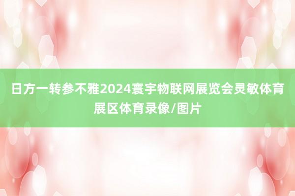 日方一转参不雅2024寰宇物联网展览会灵敏体育展区体育录像/图片